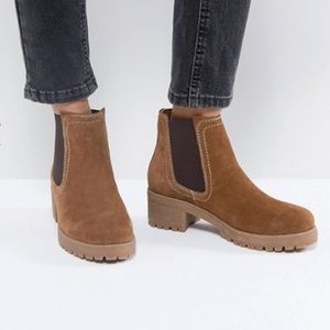 ASOS RHEA Suede Chelsea Boots